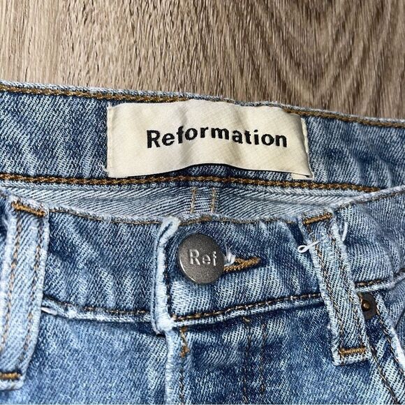 Women's Reformation Serena High Rise Skinny Jeans Button Fly - Picture 6 of 15